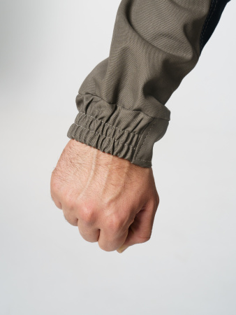 Куртка рабочая мужская №116 хаки, черный, ткань Канвас