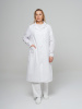 Халат рабочий женский №203 отбеленный, ткань ТИСИ