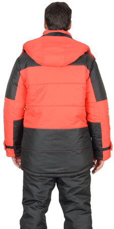 Куртка "ЕВРОПА" дл.,красная с чёрным (ЧЗ)