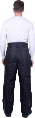Брюки СКАНДИНАВИЯ зимние, чёрные (БРЮ 306)