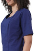 Костюм медицинский женский синий "Роксана", бязь (ЧЗ)