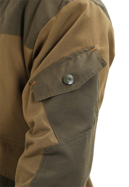 Костюм демисезонный "ГОРКА" куртка/брюки, цвет: св.хаки/т.хаки, ткань: Полибрезент (ЧЗ)