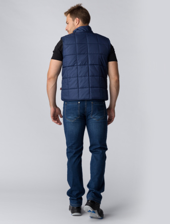 Жилет утепленный Офис (тк.Дюспо),темно-синий (ЧЗ)