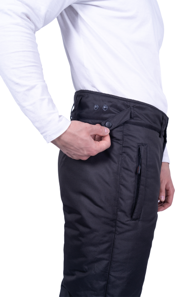 Брюки СКАНДИНАВИЯ зимние, чёрные (БРЮ 306)