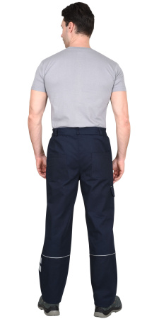 Костюм "ФОТОН - РОСС" куртка, брюки. синий с  черным (ЧЗ)