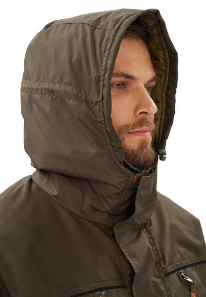 Костюм демисезон. "ГЕРКОН-ВЕСНА/ОСЕНЬ" куртка/брюки цвет: ХАКИ/Т.ХАКИ, ткань: ПолиИтали/Кошачий глаз