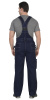 Полукомбинезон "Премиум плюс" (100% узбекская саржа) синий с серым (ЧЗ) Распродажа
