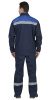 Костюм "Производственник" :  куртка, брюки синий с васильковым с СОП