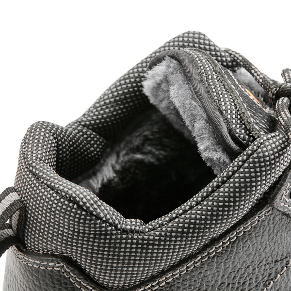 Ботинки кожаные утепленные мод. 17М ПУ-ТПУ композитный подносок, иск. мех