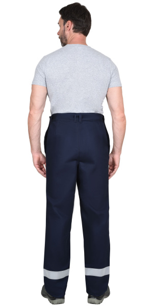 Костюм сварщика "ГЕРКУЛЕС" летний: куртка, брюки темно-синий и СОП (ЧЗ)