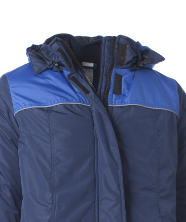 Куртка утеплённая женская «СНЕЖАНА» цв. синий с васильковым