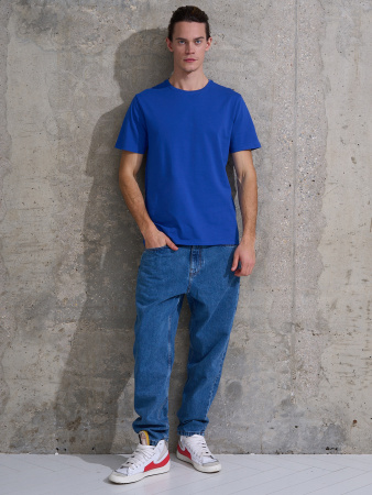 Футболки МУЖСКИЕ Elastane синяя