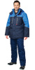 Куртка "ВЕГА" дл.,синяя с васильковым (ЧЗ) (распродажа)