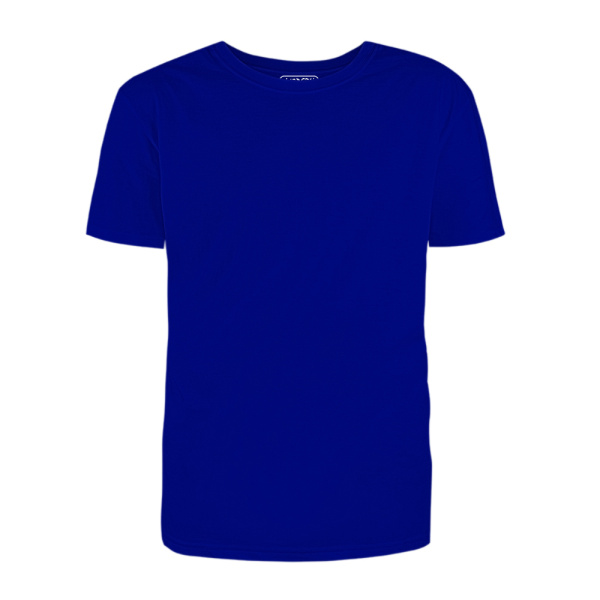 Футболка ярко-синяя 140г/м2, круг.ворот 