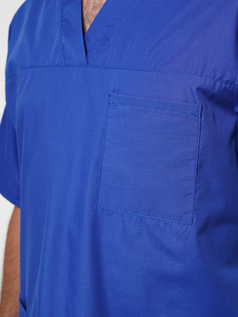 Костюм рабочий универсальный №104 (куртка, брюки) василек, ткань смесовая