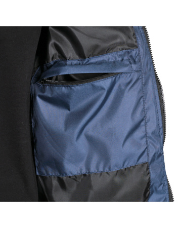 Жилет "ЕВРОНИКА" утеплённый синий с черным  (ЧЗ)