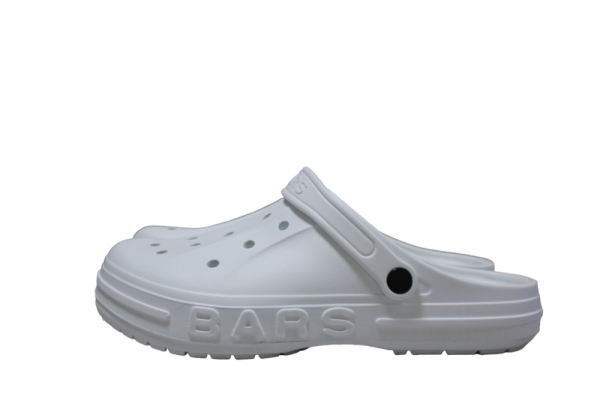 Сабо из ЭВА, артикул С-01, белый, с перфорацией БАРС