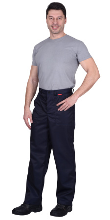 Костюм КЩС летний мужской: куртка, брюки, берет синий, с шевроном (ЧЗ)