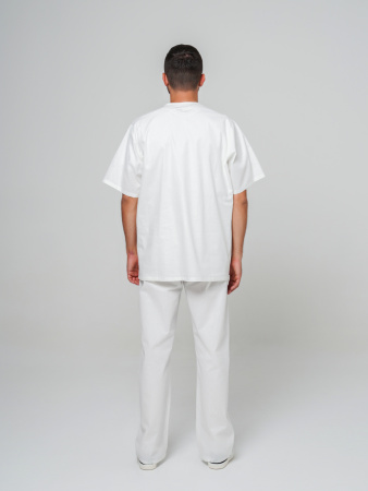 Костюм рабочий универсальный №105 (куртка, брюки) отбеленный, ткань Бязь